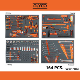 CARRO GRANDE ALYCO ORANGE 6 CAJONES CON 164 HTAS.
